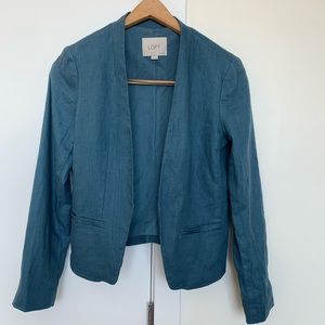 LOFT Herringbone Casual Chic Blazer